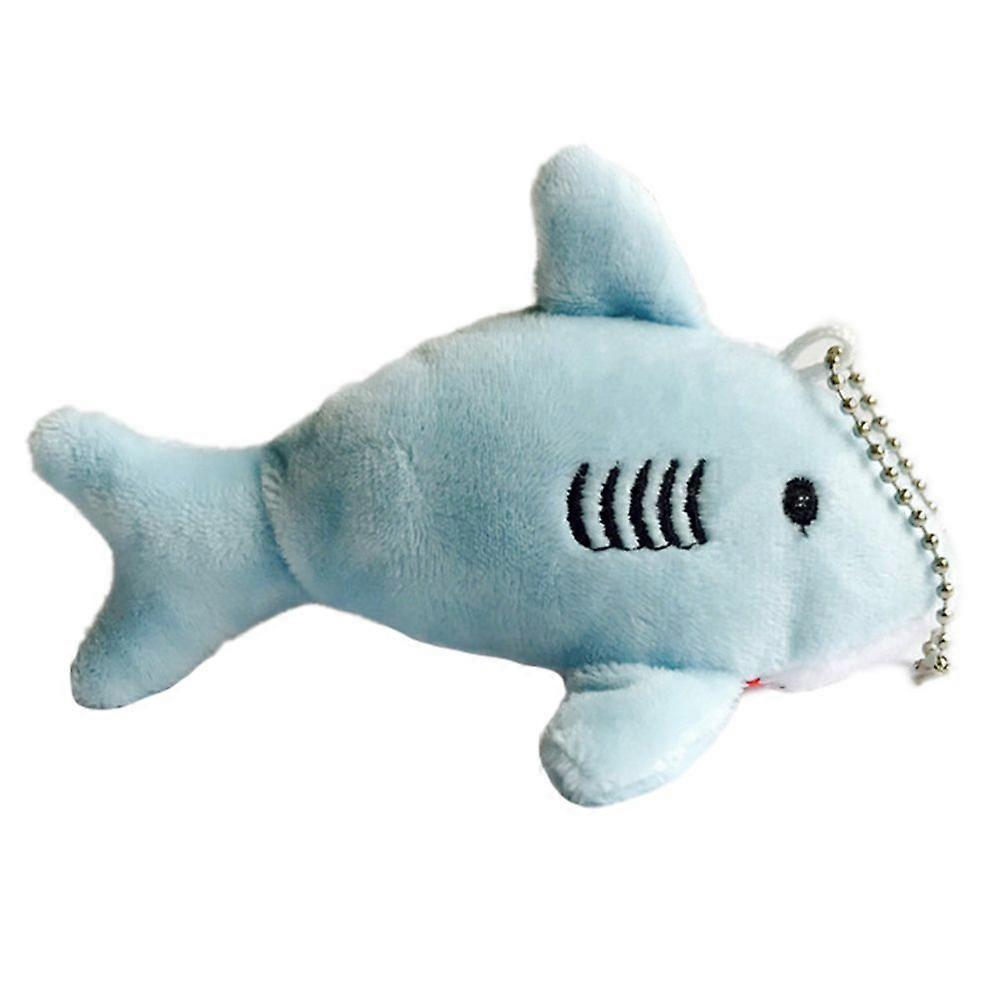 Shark Plush Keychain Plush Animal Key Chain Mini Shark Pendant for Bag Key Phone