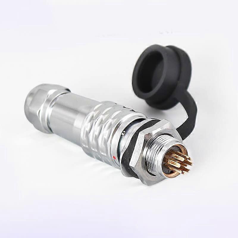 SF129 Pin PlugSocket Back Mount Metal Aviation PushPull Circular Waterproof Industrial Connector