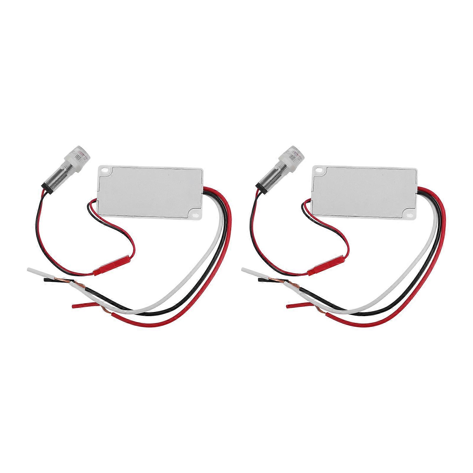 2 Pcs Photocell Light Sensor Switch AC110-220V 10A Dusk to Dawn