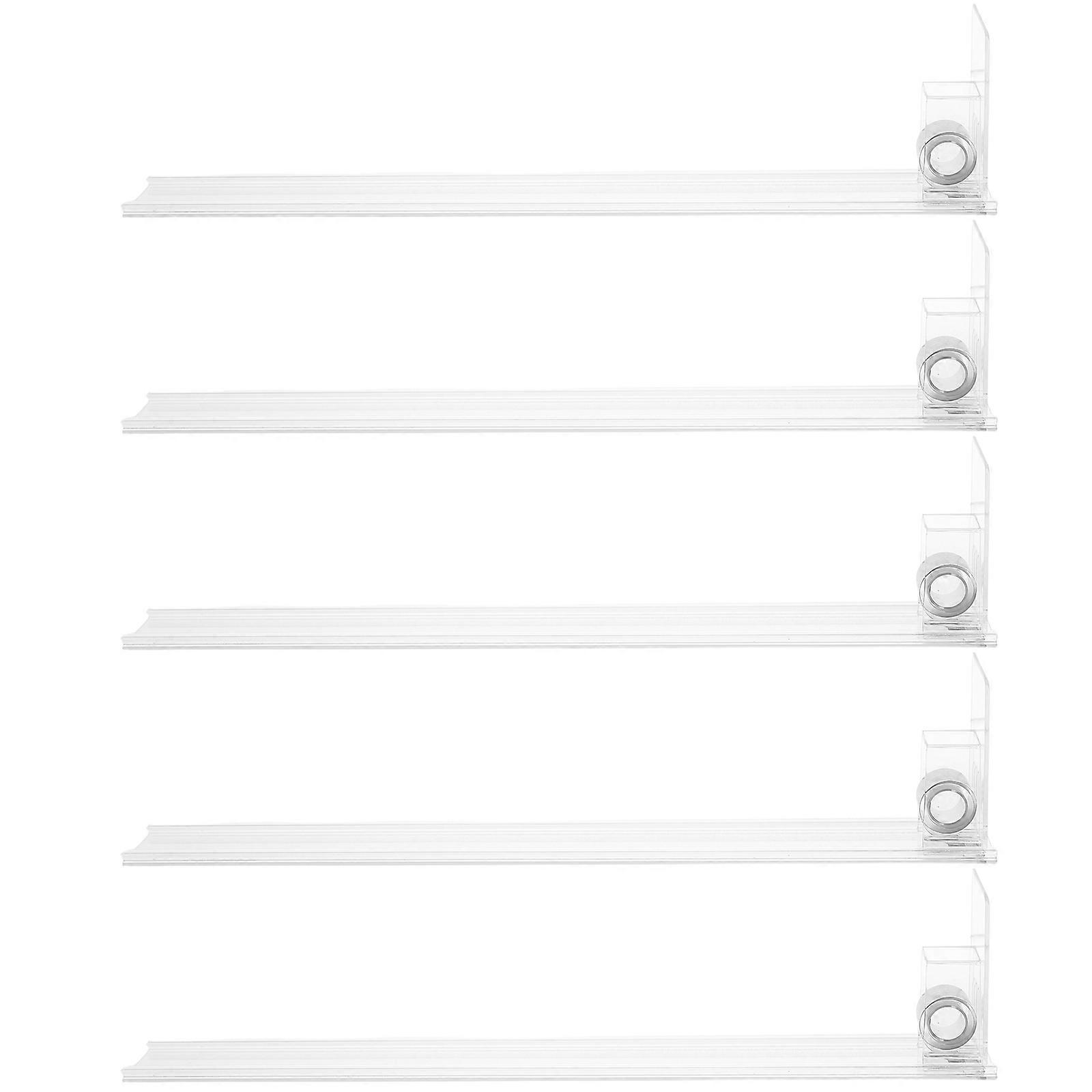Plastic Automatic Drink Pusher 5Pcs for Fridge Self-Pushing Organizer