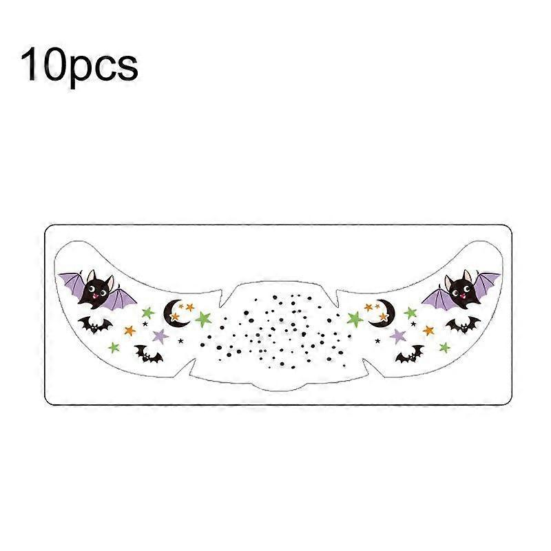 10pcs /Pack Realistic Freckle Tattoos For Halloween Costume Party QT-0178