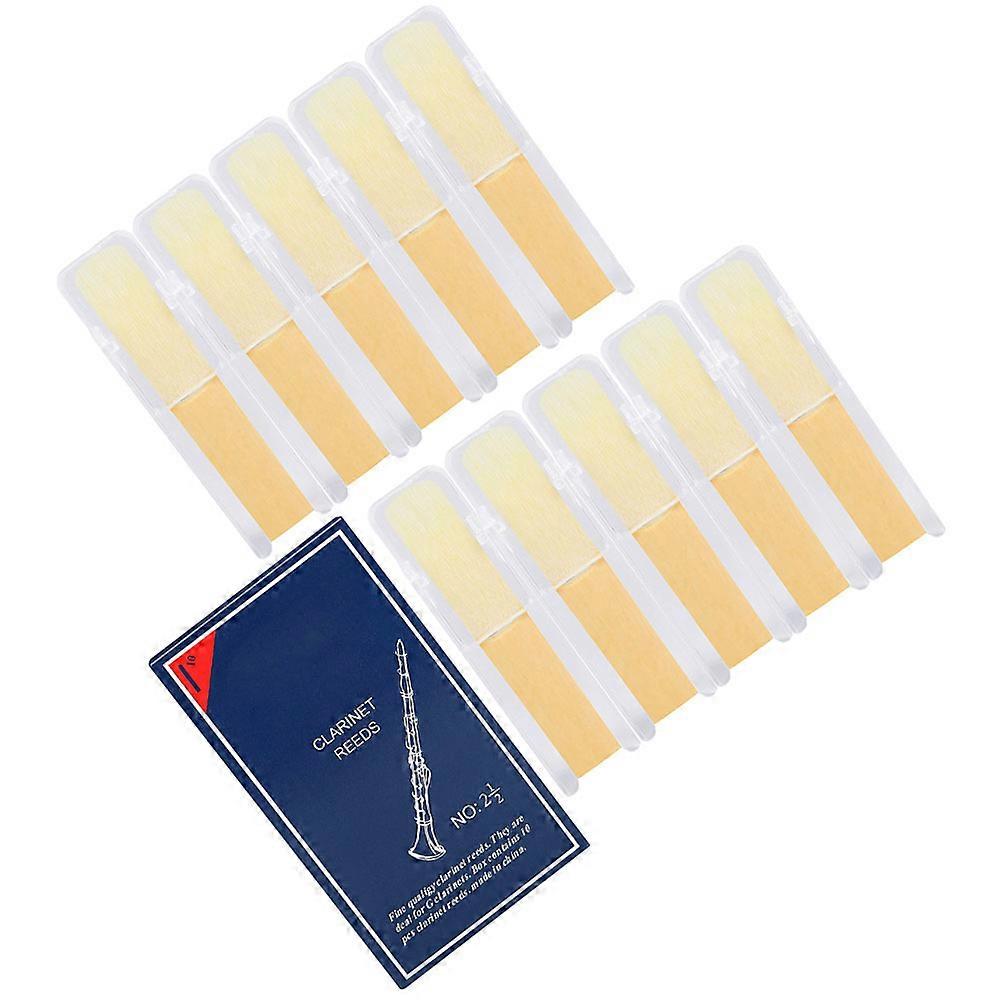 Professional Clarinet Reeds 10Pcs for Replacement Instrument Use