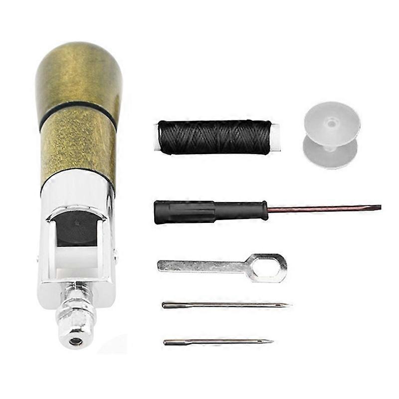 Leather Hand Sewing Machine Set DIY Leather Carving Sewing Tool