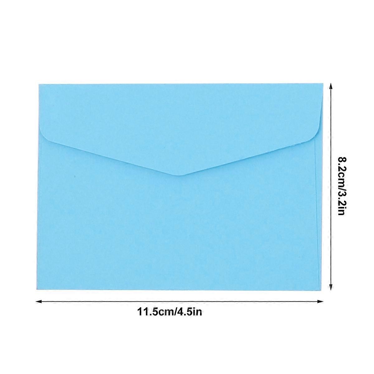 Colorful Small Envelope Invitation Mini Envelopes Daily Use Holding 11.5X8.2cm Paper 120Pcs