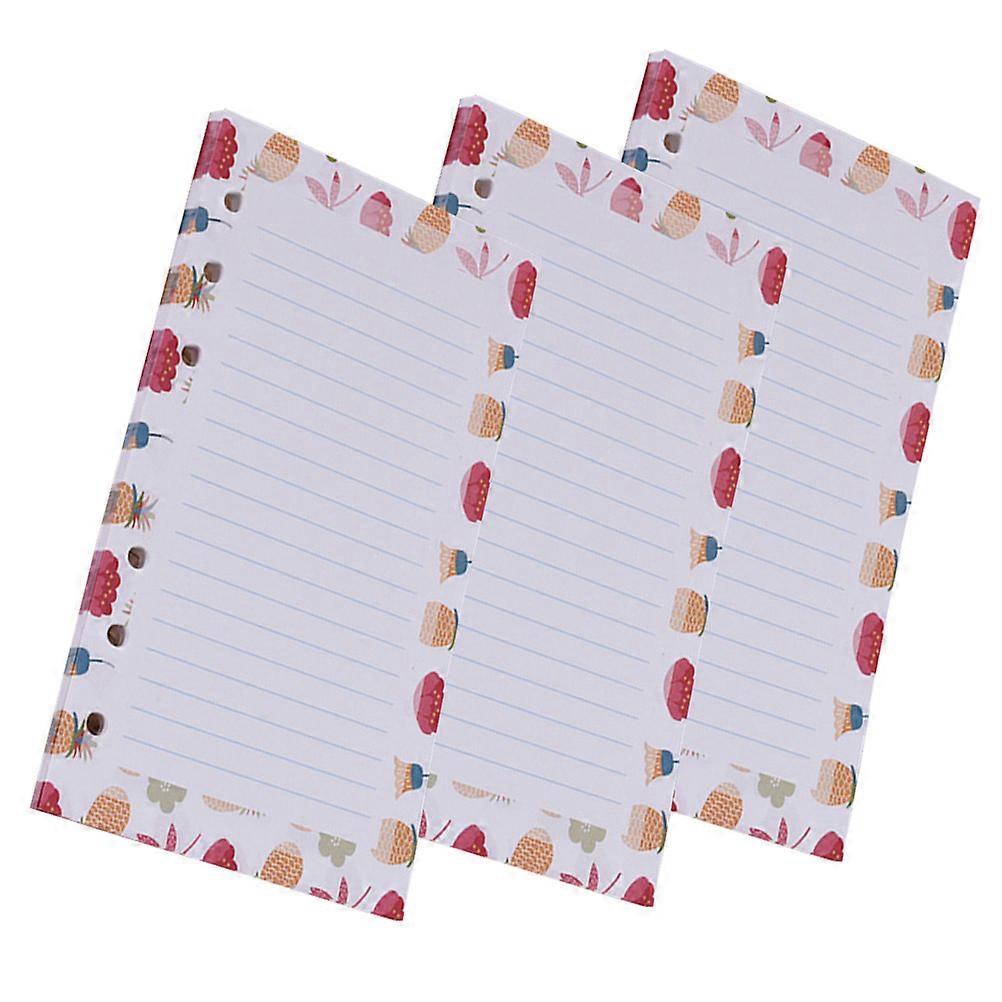 Binder Paper Replacement 2Pcs Assorted Color 17.2X10X0.5CM Suitable For Office School Drawing Daily Use