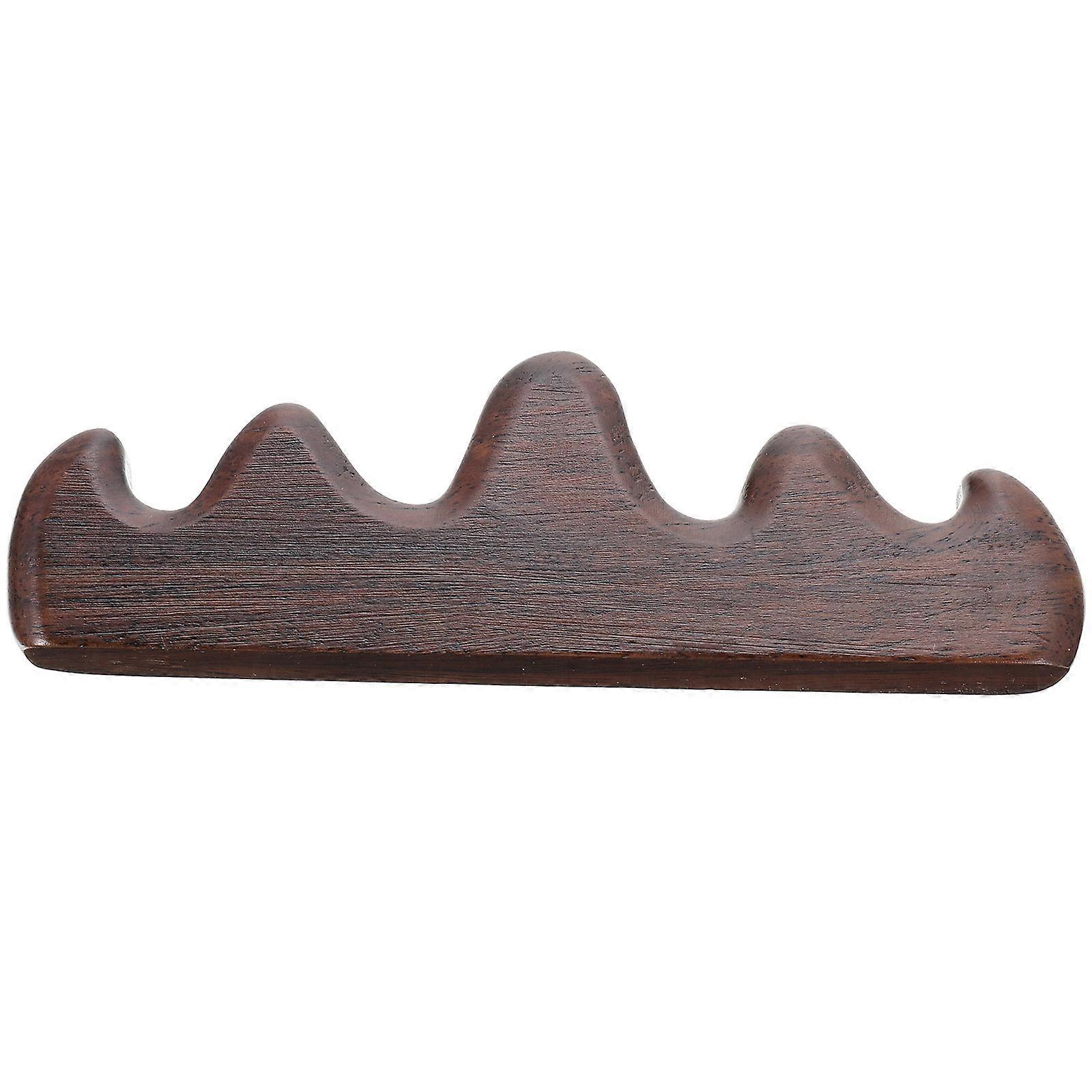 Decorative Brush Pen Holder in Brown for Calligraphy Use At Desk