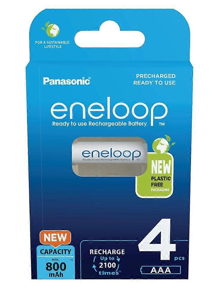 Ladattavat paristot Panasonic Eneloop Aaa 800 Mah 4 kpl (bk-4mcde/4cp)