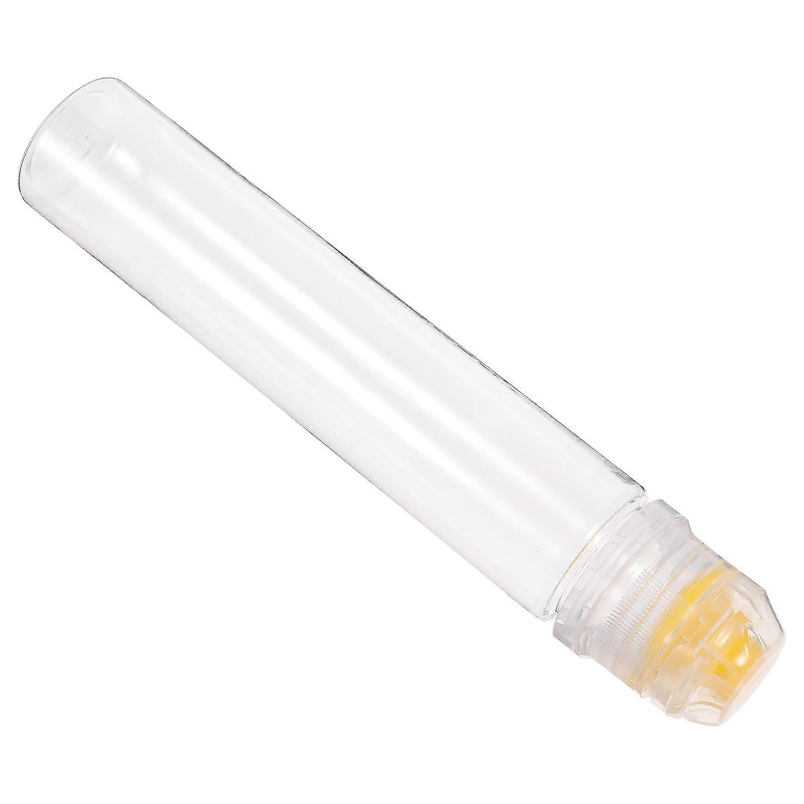 Transparent Honey Dispenser Cylindrical Kitchenware Pet Material Leak-Proof 10Pcs