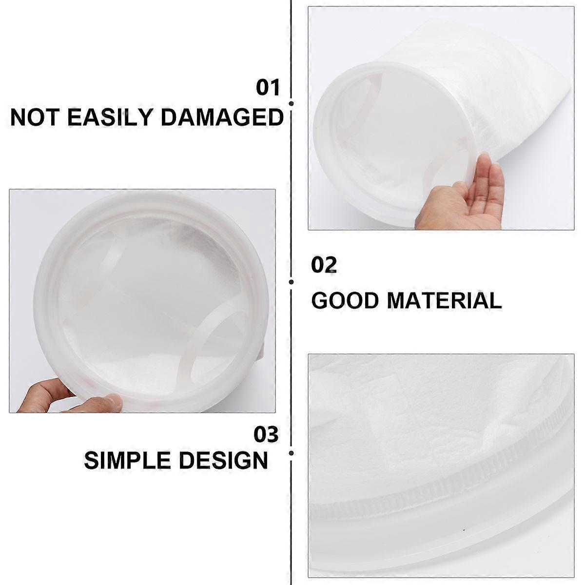 Milk Filter Bag Household Non-Woven Fabric for Storage 4Pcs Reusable