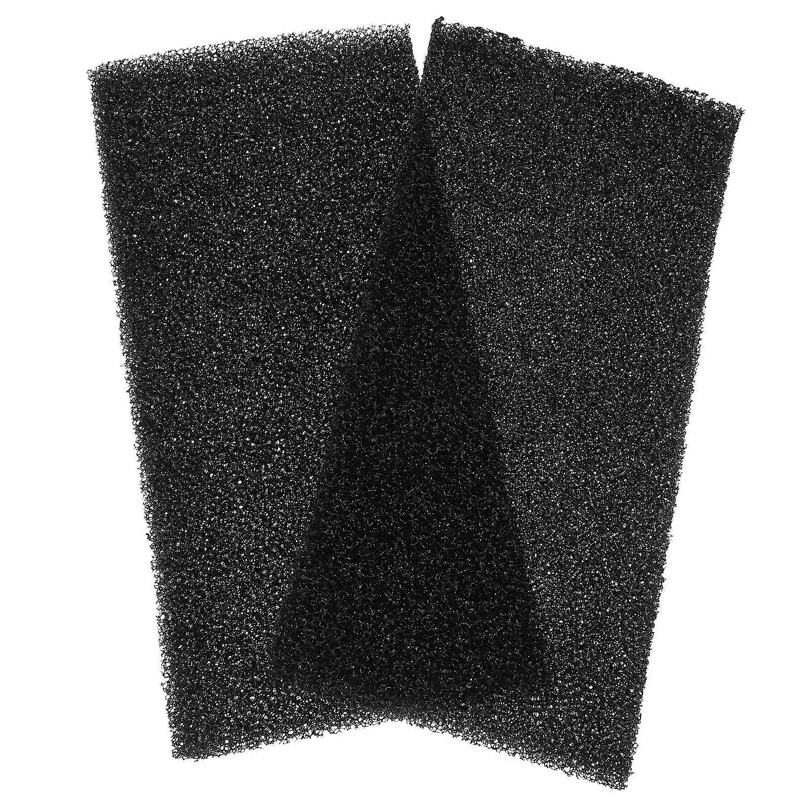 Air Conditioner Filters Sponge Car Sponge Filter for Cleaning 2Pcs Black Color