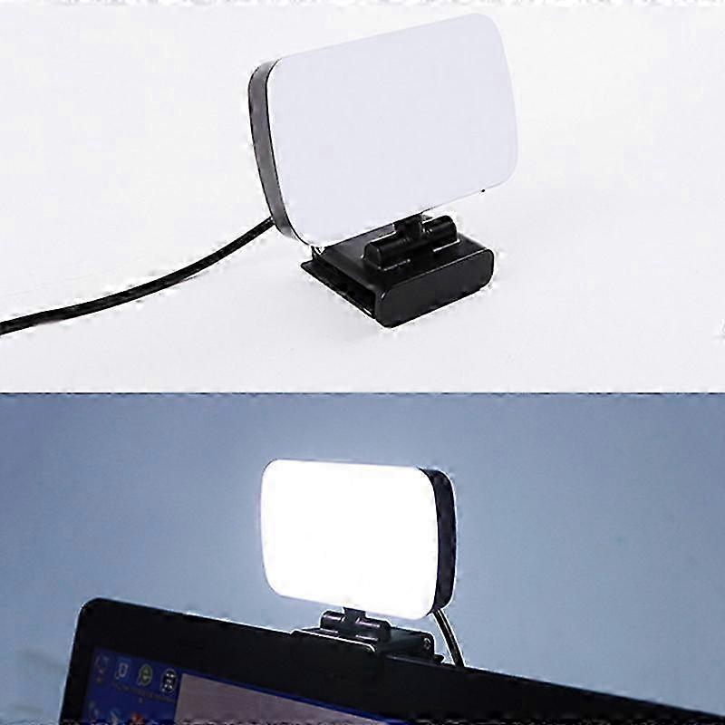 Selfie Light JSK-B1 USB Portable Ten-level Brightness Adjustable Live Conference Desktop LED Fill Light, Color Temperature: 3000-6500K 2025