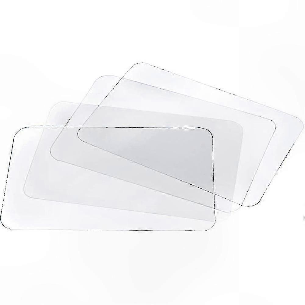 Clear Washable Table Mats, Heat-Resistant Non-Slip Placemats for Dining (Set of 8)