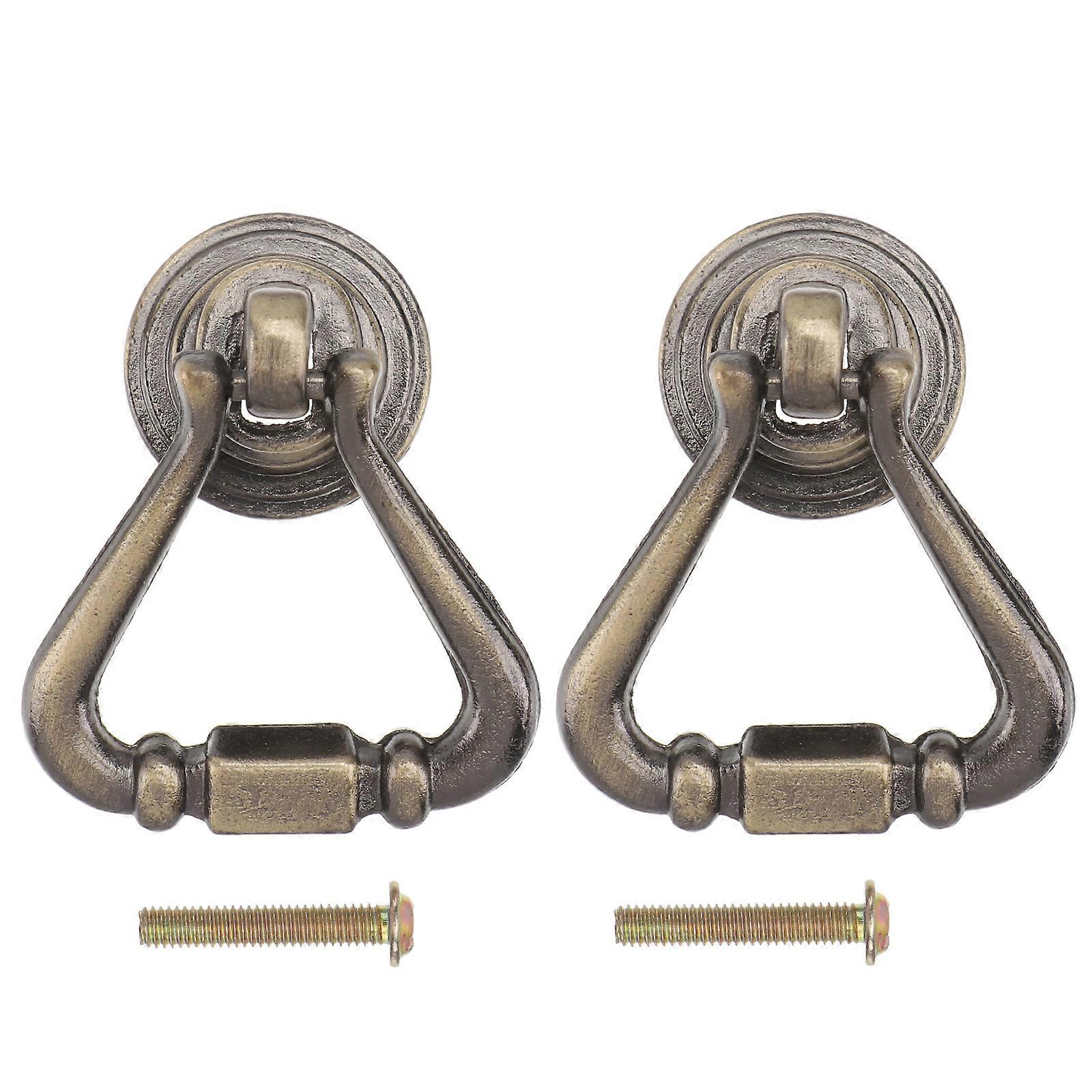 Cabinet Bronze Knob for Drawer Pull Handle 6 Pieces