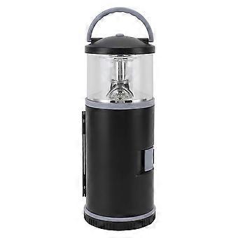 Battery Powered LED Camping Lantern with Tool Kit Portable Clear Lampshade Ergonomic Handle Outdoor Hiking Fishing Emergency Light