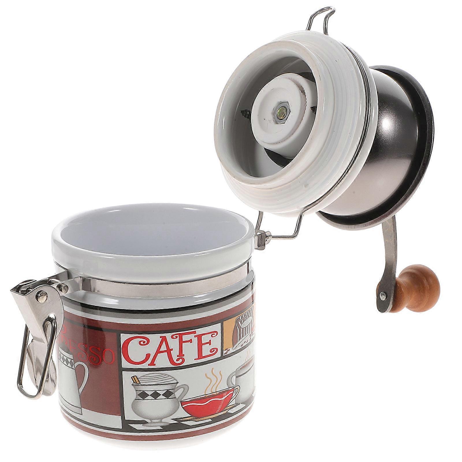 Portable Coffee Burr Grinder Conical Shape Kitchen Tool For Coffee Lovers 1Pcs