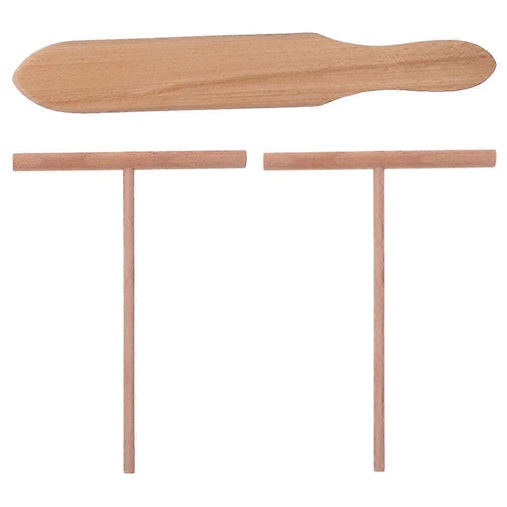 Professional Pancake Spatula Crepe Spreader Kit for Household 5Sets