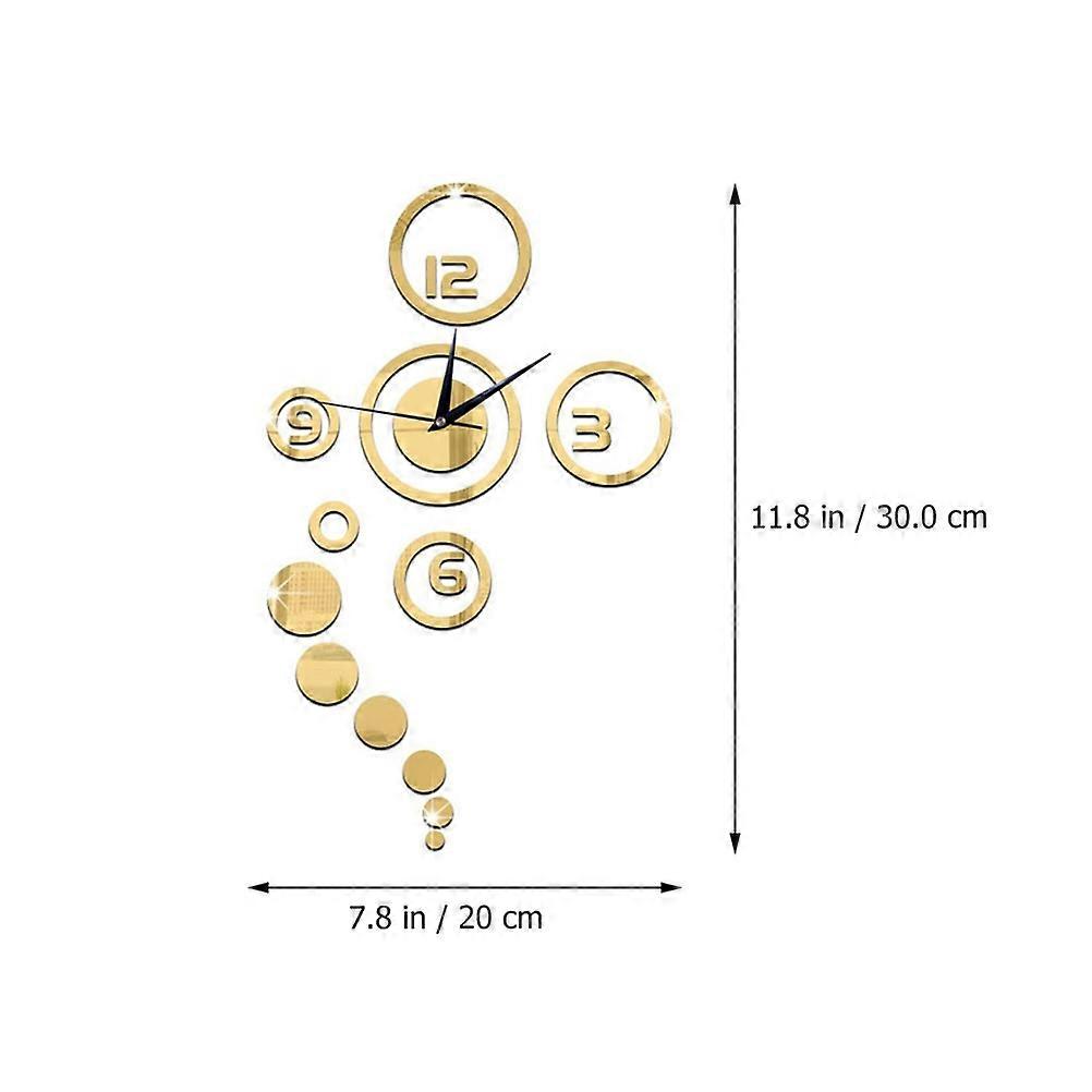 Sticky Wall Clock for Decoration Decorative Clock