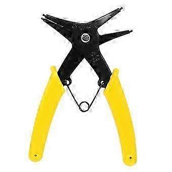 1Pc Two-in-one Circlip Plier Spring Installation Plier Removal Accessory Yellow
