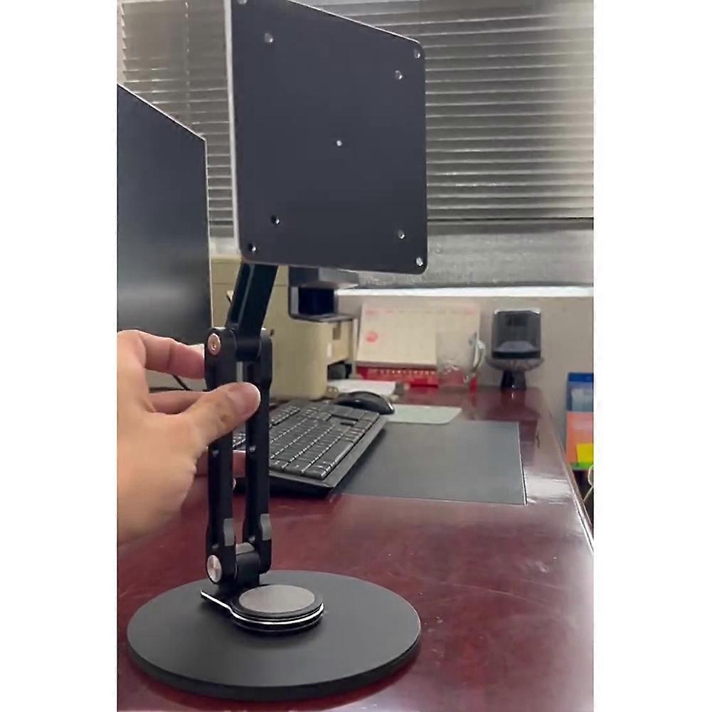 Portable Tablet Stand Bracket Monitor Holder for VESA Mount Aluminum Alloy Stand Foldable Adjustable Desktop Bracket A