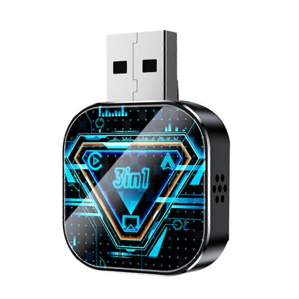 Wireless Carplay Adapter USB Dongle AI Airplay Android Auto