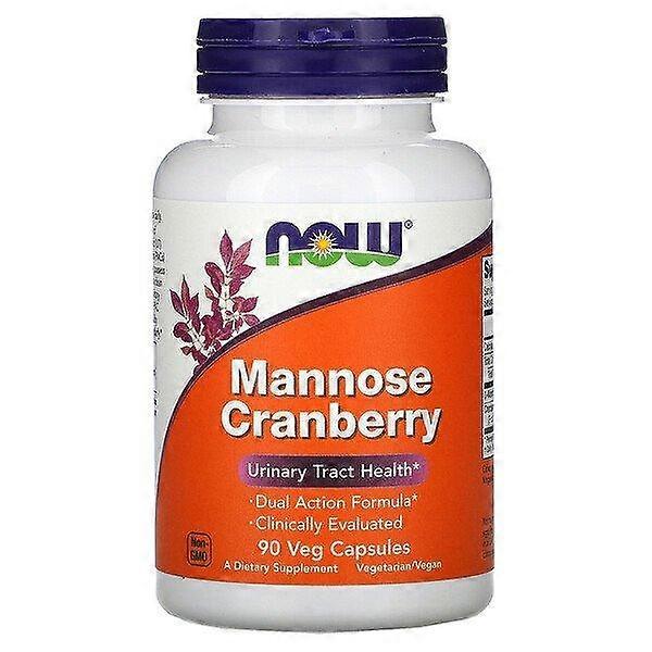 Now Foods, Mannose Cranberry, 90 Veg Capsules