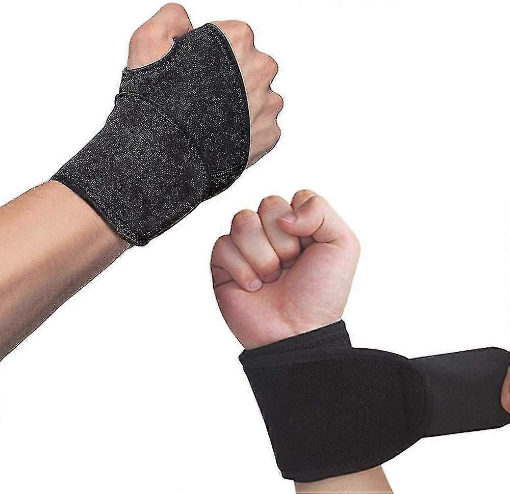 Handgelenkstütze, (2er Pack) Verstellbare Handgelenkstütze mit Klettverschluss-Design
