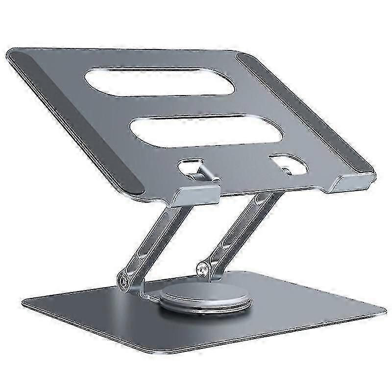 D086 Desktop Laptop Lifting Bracket 360 Degree Rotating Aluminum Alloy Folding Notebook Stand