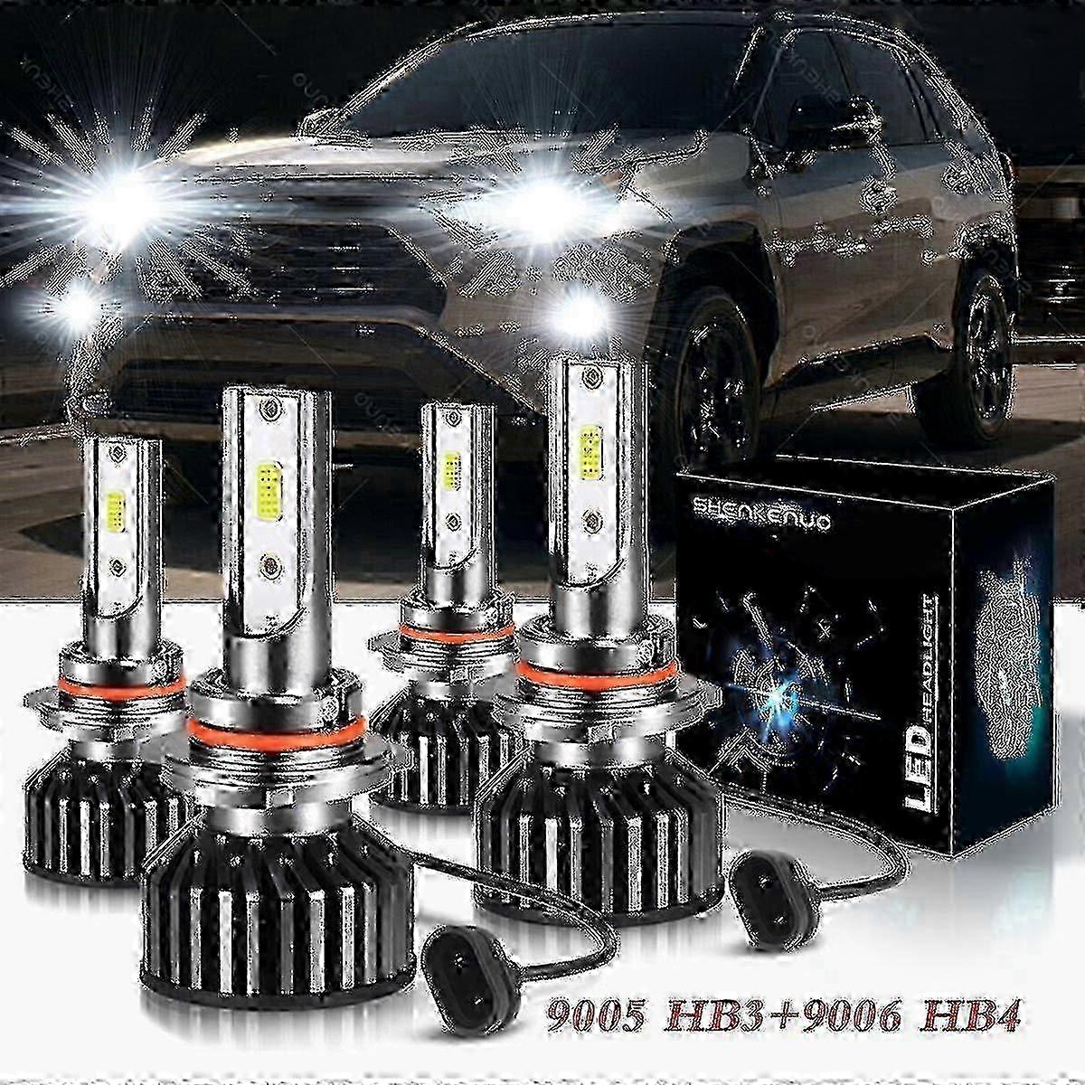 9005 HB3 Headlight Bulbs for  RAV4 2006-2018 - 4pc Kit