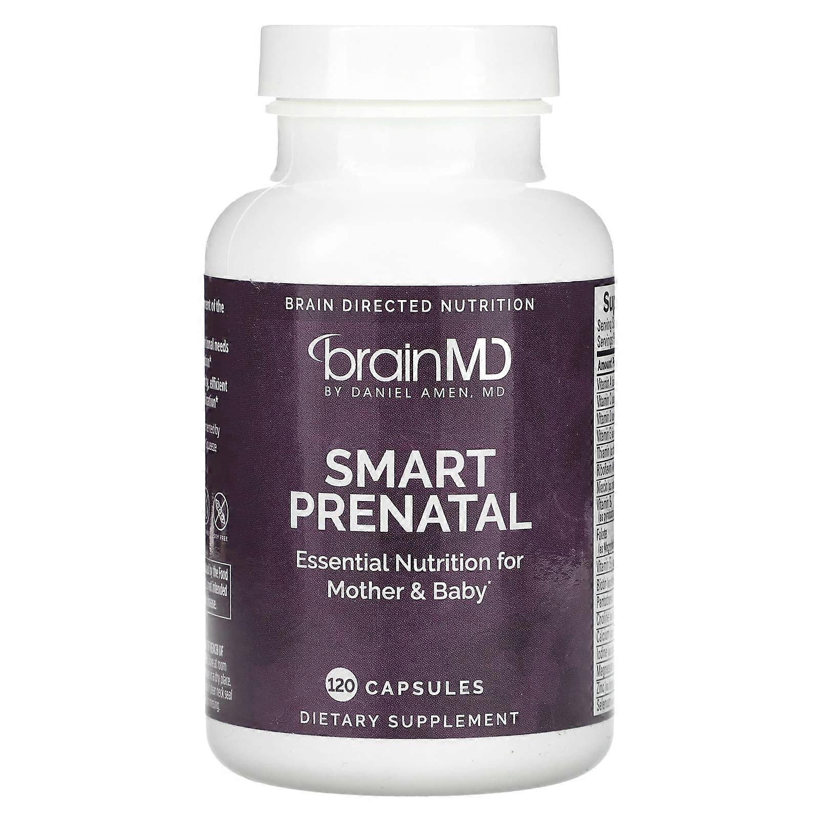 BrainMD, Smart Prenatal, 120 kapslar