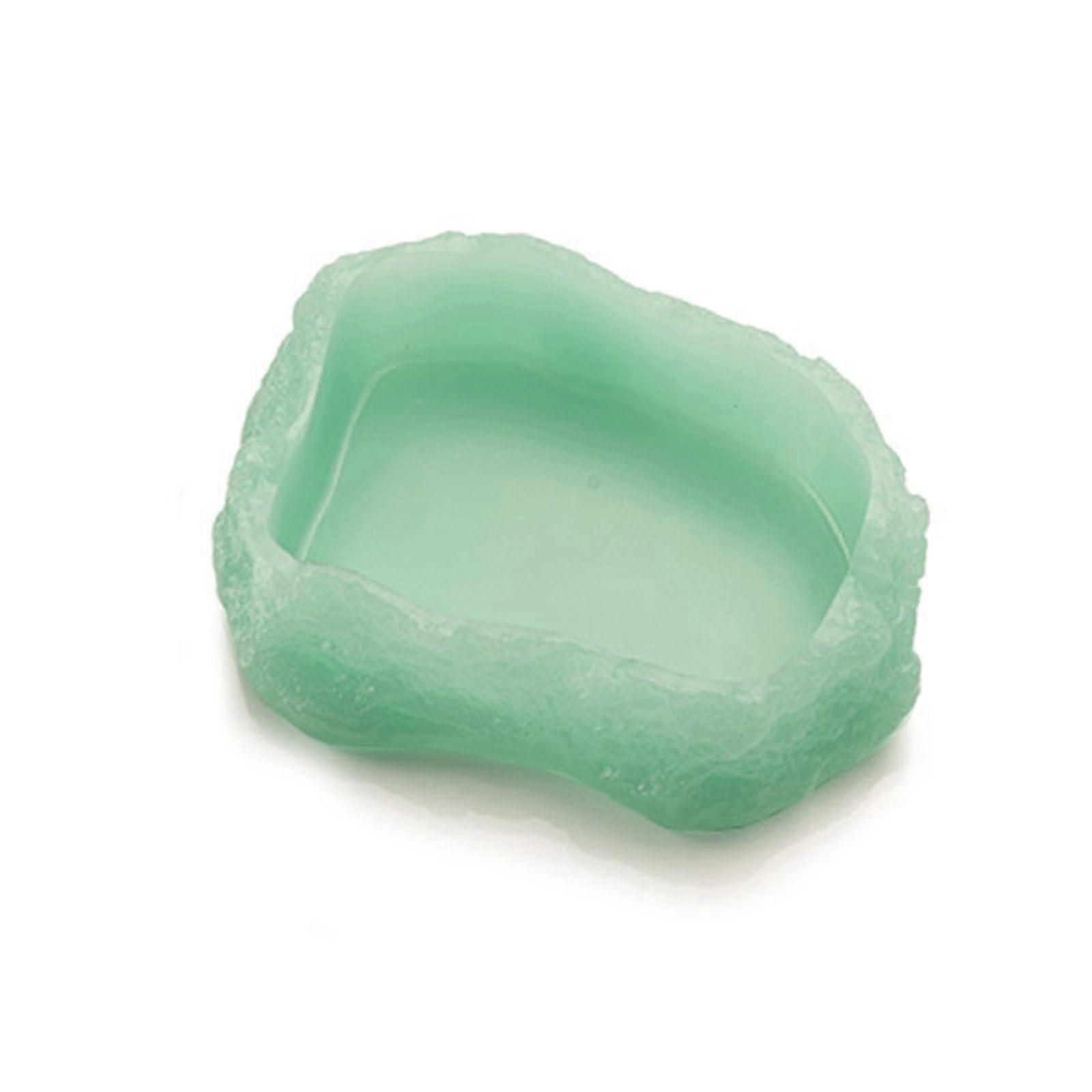 Simulation Rock Lizards Bowl Integrated EscapeProof LargeCapacity Resin Dish For Reptiles Water Feeder Small Lizards