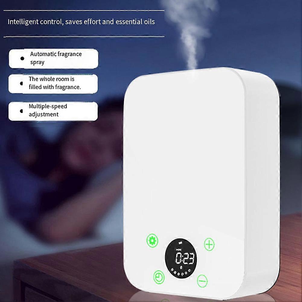 Waterless Oil Diffuser-Pure Essential Oil Diffuser with App Control Coverage for Aromatherapy in Home/Office US Plug