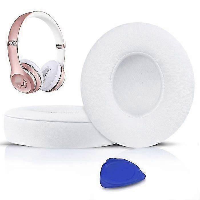 Replacement Ear Pads for Beats Solo 2 / Solo 3 (White)