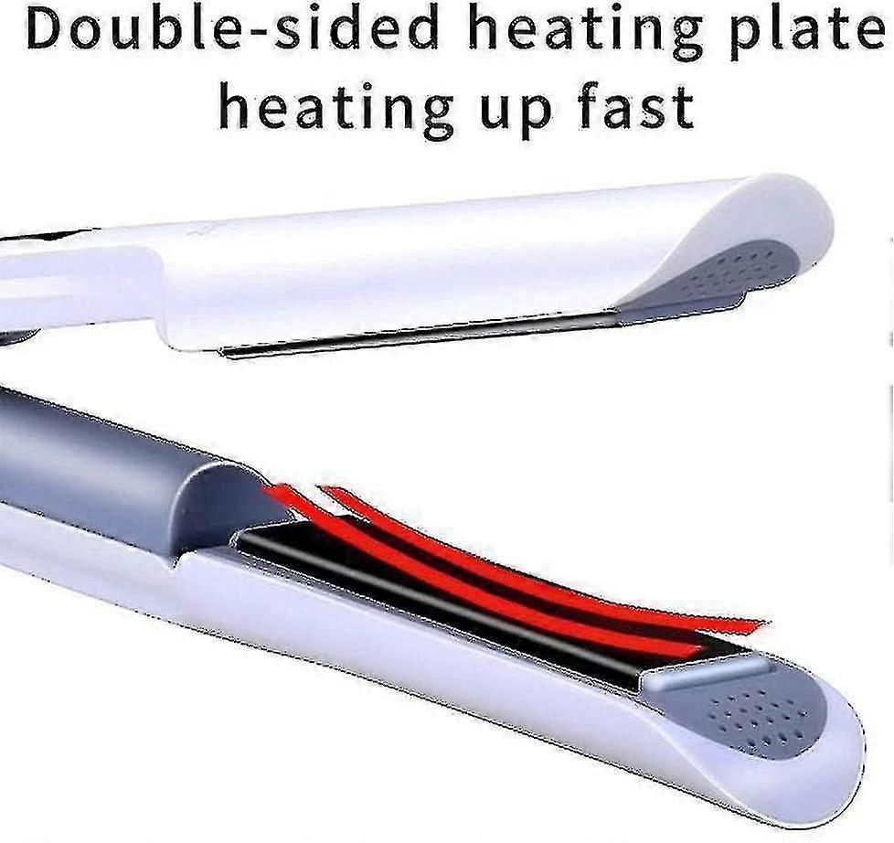 Mini Wireless Usb recargable plancha de pelo inalámbrica