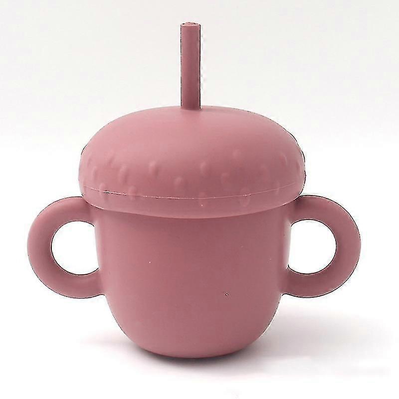 Πυρίτιο Sippy κύπελλο εκπαιδευτή άχυρο κύπελλα για το νήπιο μωρών και την παιδική σίτιση με 2 λαβές