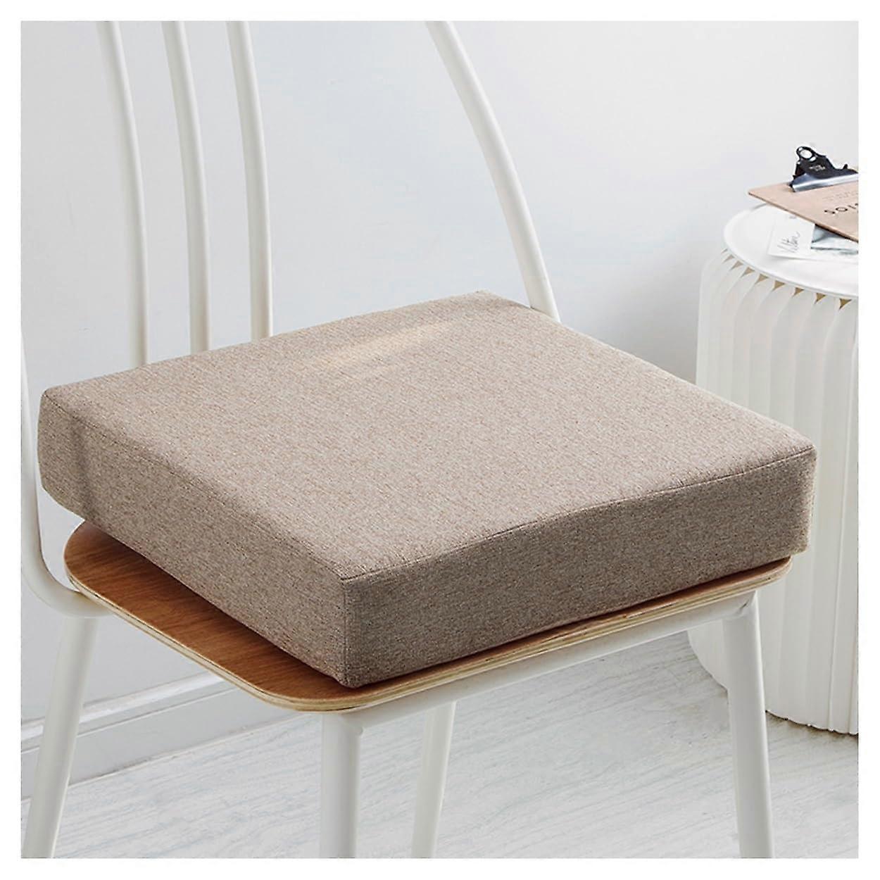 Chair Cushion With Ties For Dining Chairs Memory Foam Non Slip Pad Washable Cover Square 40x40cmx8cm Thick Color #6