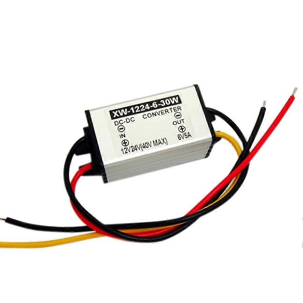 12V/24V To 6V DC Step Down Converter 5A 30W DC Power Supply Regulator Adapter Input 12V/24V Output 6V