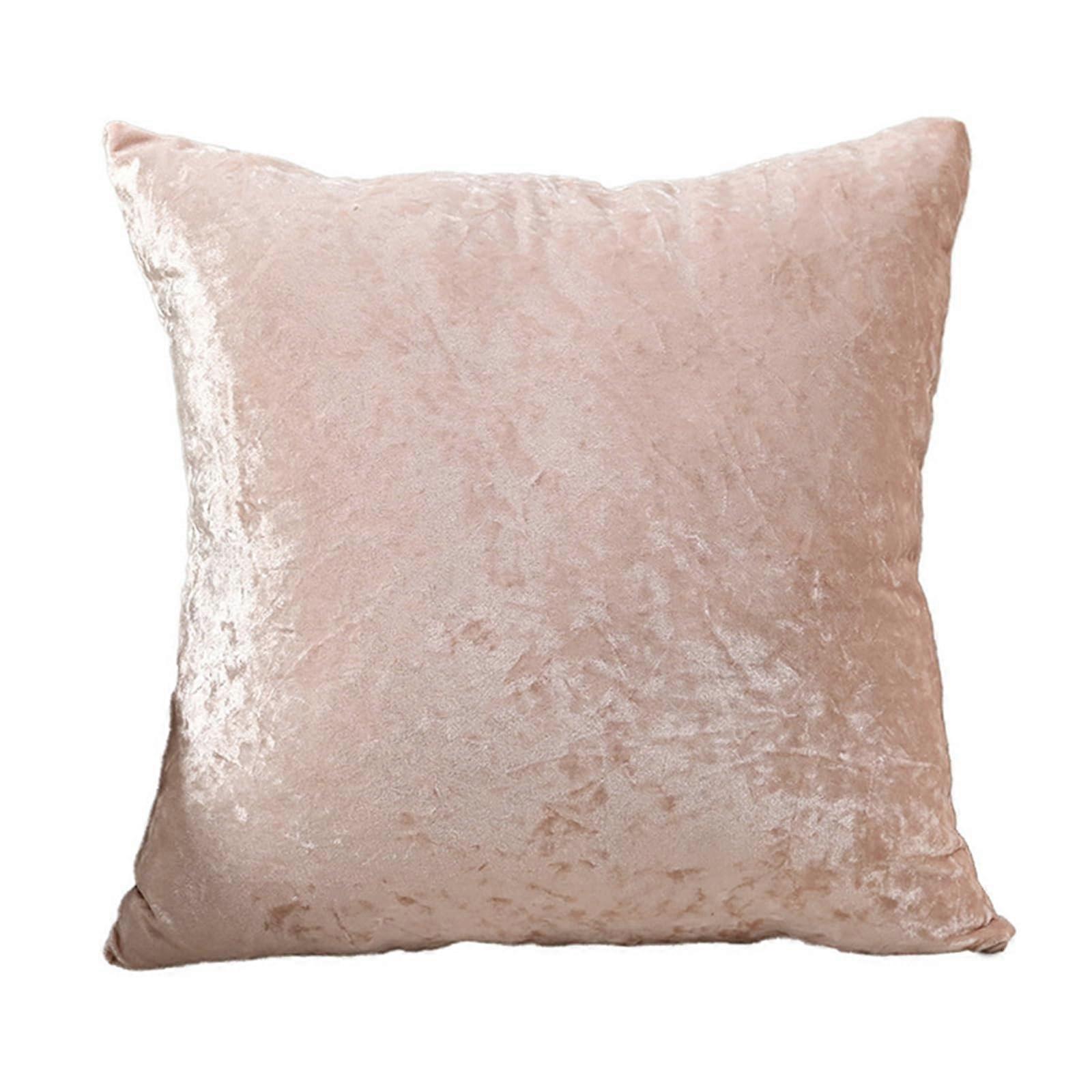 Pillowcase Solid Color Stretch 450x450mm Square Cushion Covers For Home Decor