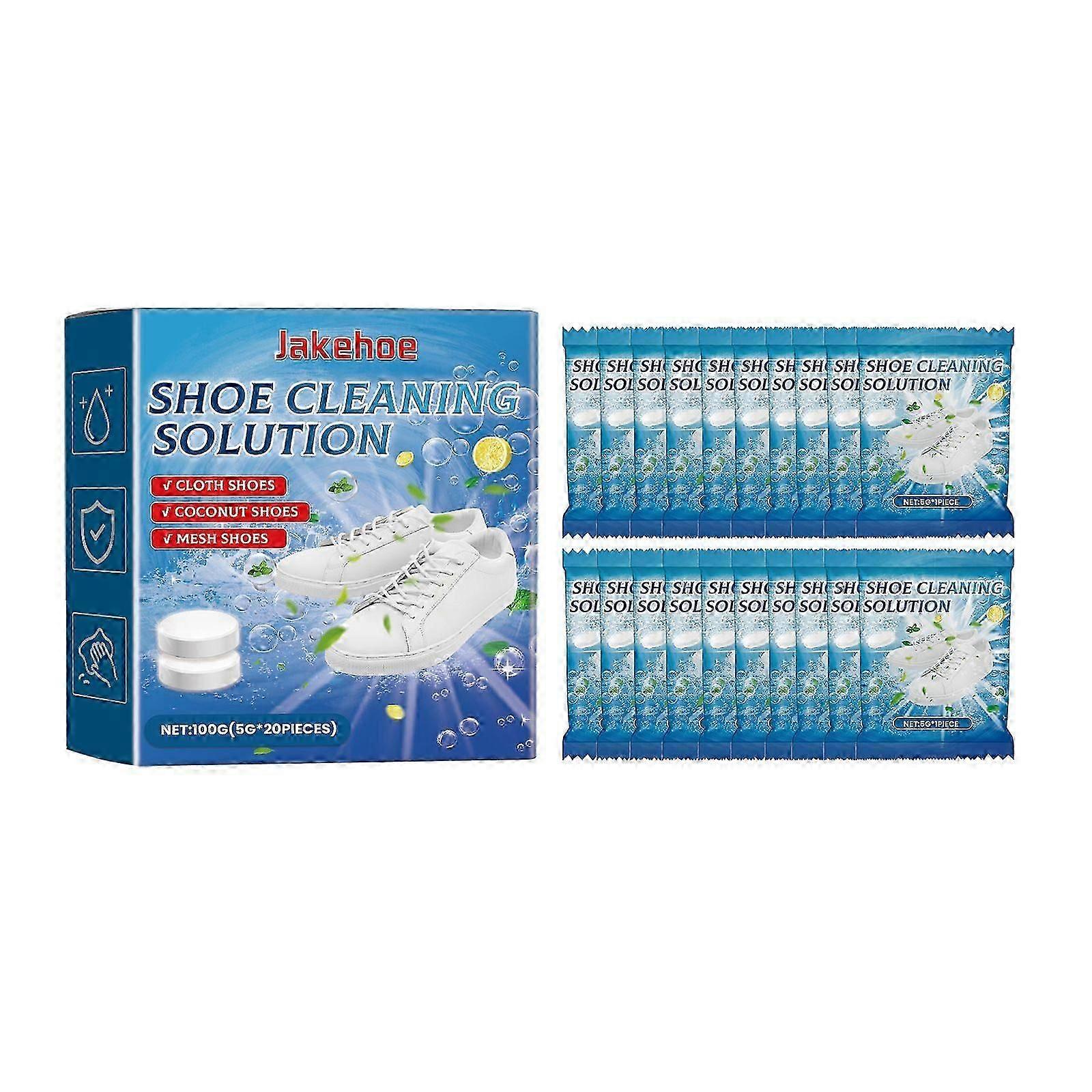 Shoe Cleaning Solution with Lemon Extract - Safe  Effective for All White Shoes