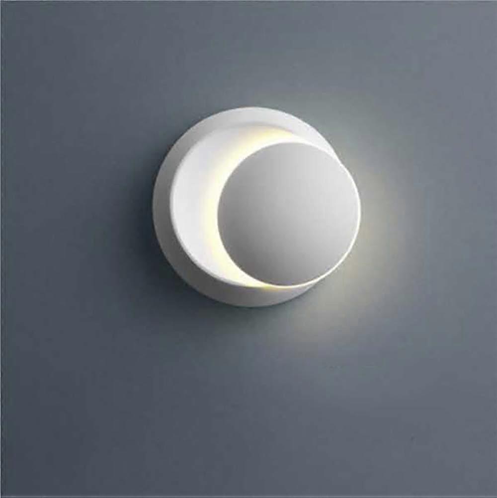 Modern Wall Sconces LED 360Degree Rotating Round Wall Lamp For Hallway And Stair Warm White