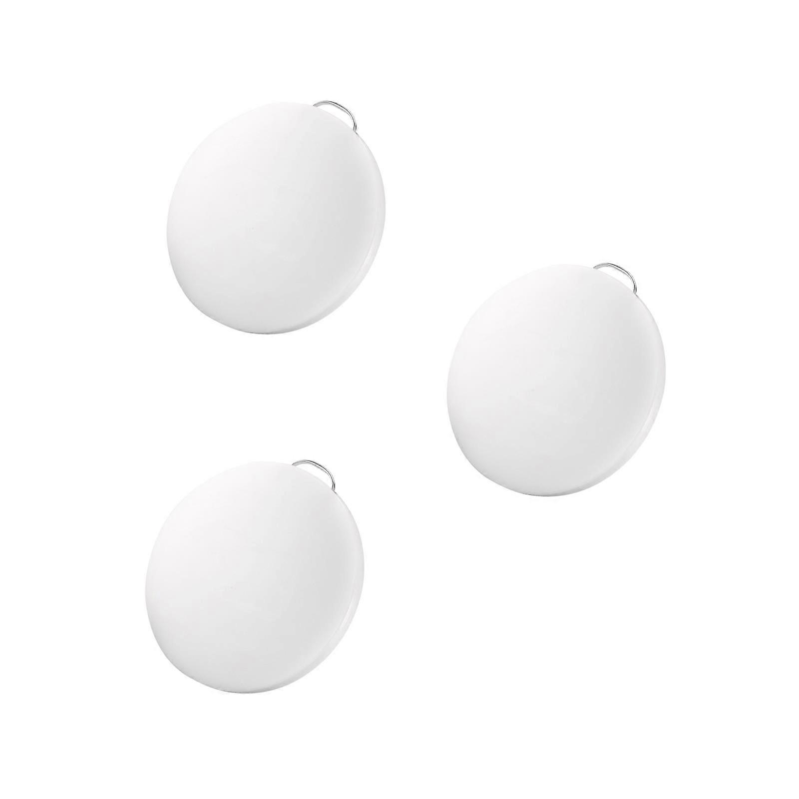 3pcs Round Cutting Board with Handle Thick Plastic Cutting Sheet Kitchen Chopping Block