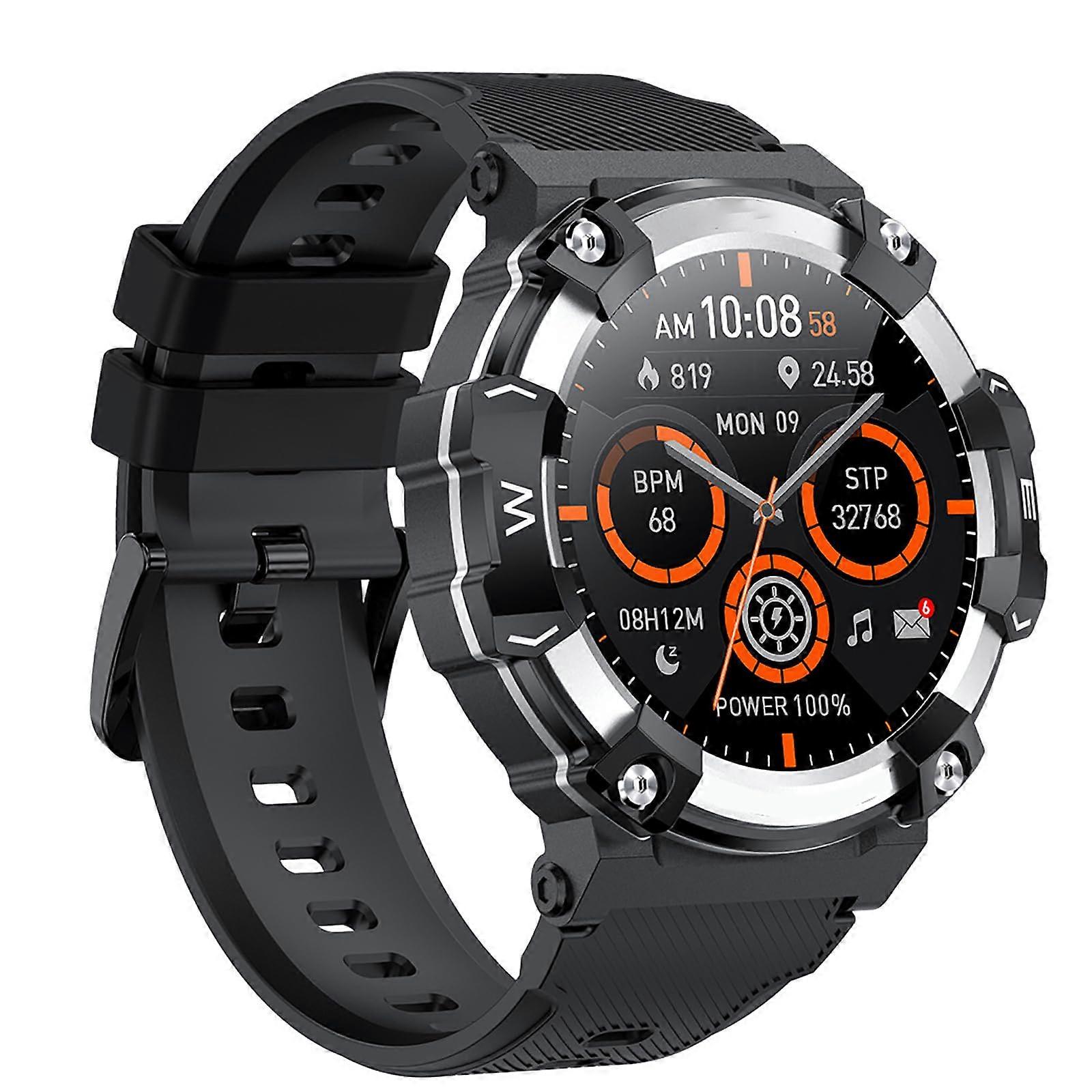 Waterproof Smartwatch With Bluetooth Calling, Long Battery Life, Sedentary Reminder, White, AntiFall, Dustproof