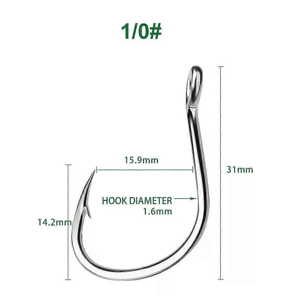 Ring Eye Fishhooks Fishing Hook Silver Barbed Circle Hooks Fly Fishing Sharp Hooks Carbon Steel Tackle Accessories Worm Hooks