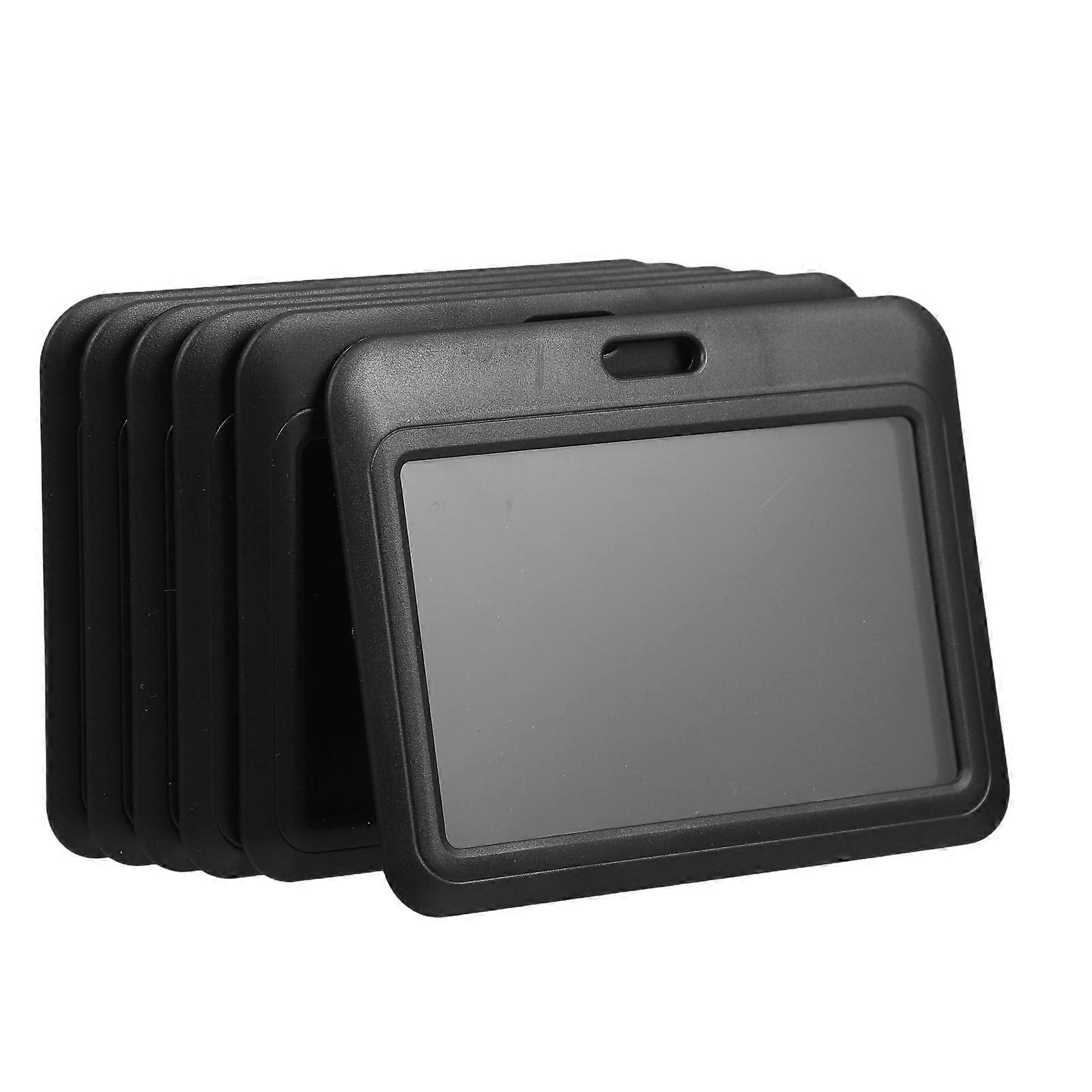 Cards Display Covers Sliding Id Badge Holder with 6Pcs Quantity