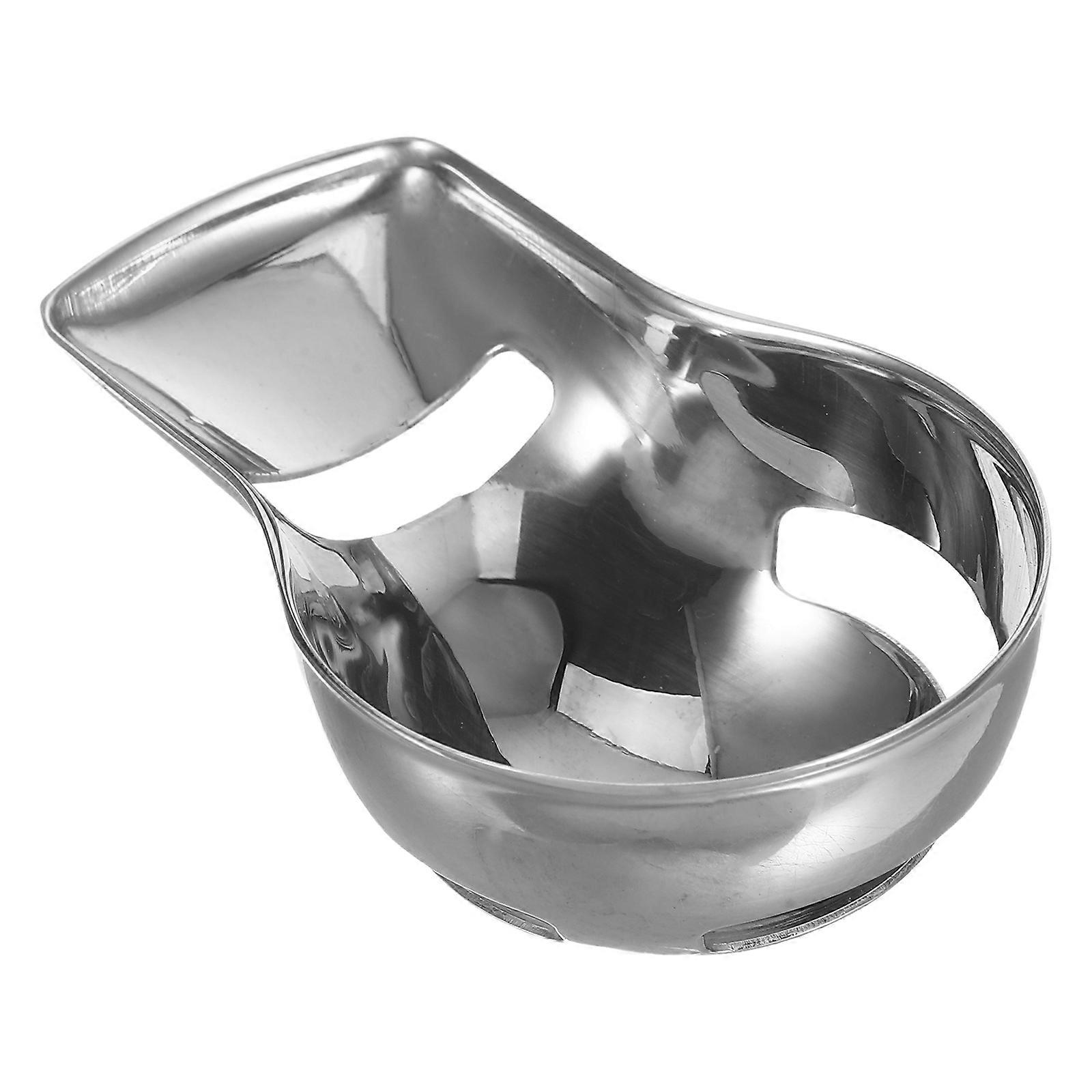 Egg Separator Stainless Steel Baking Tool for Egg White Yolk Separation Silver