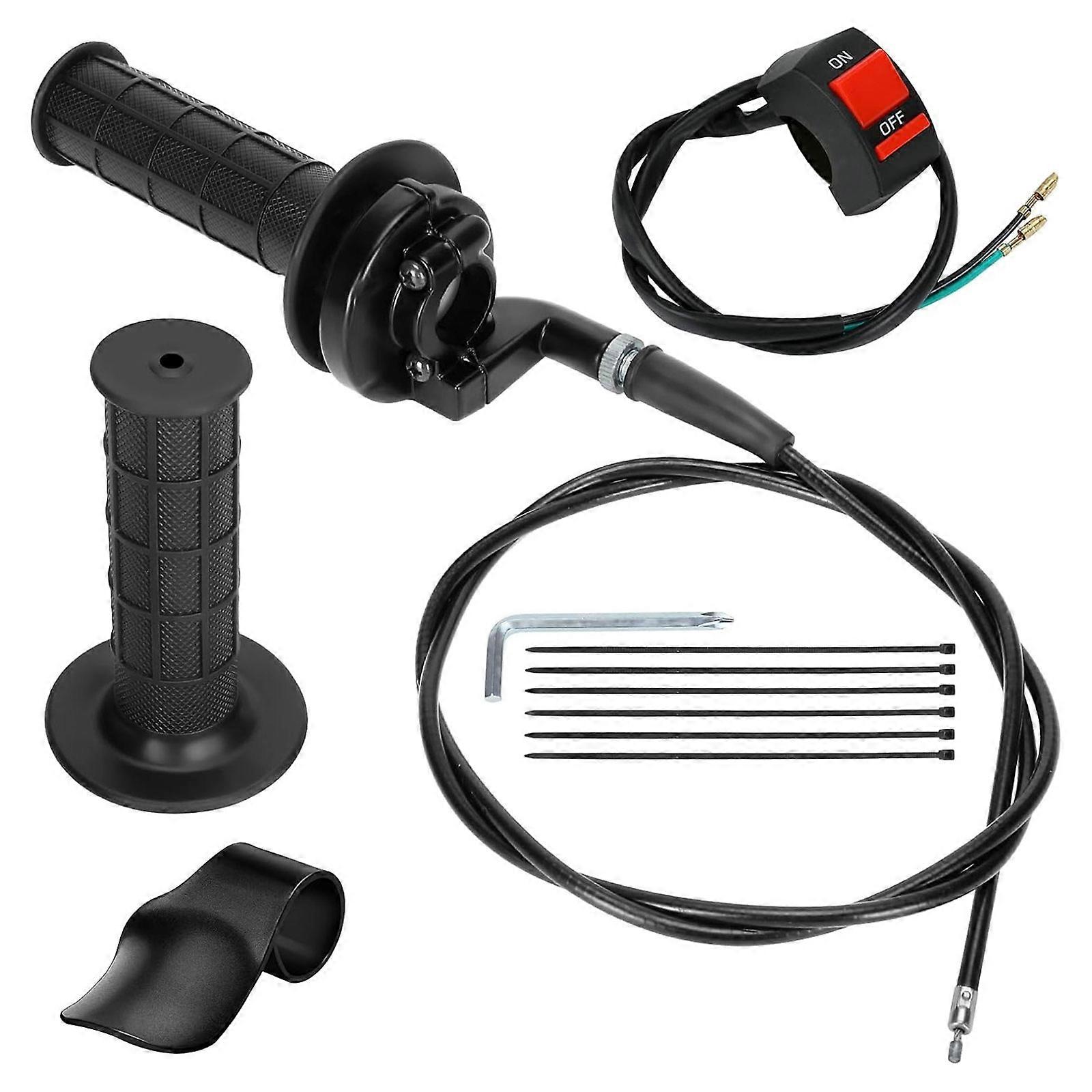 Multipurpose ATV Throttles Grip System Integrated Accelerator Mount And Emergency Stop Switches For Off Roading Vehicles Multicolor