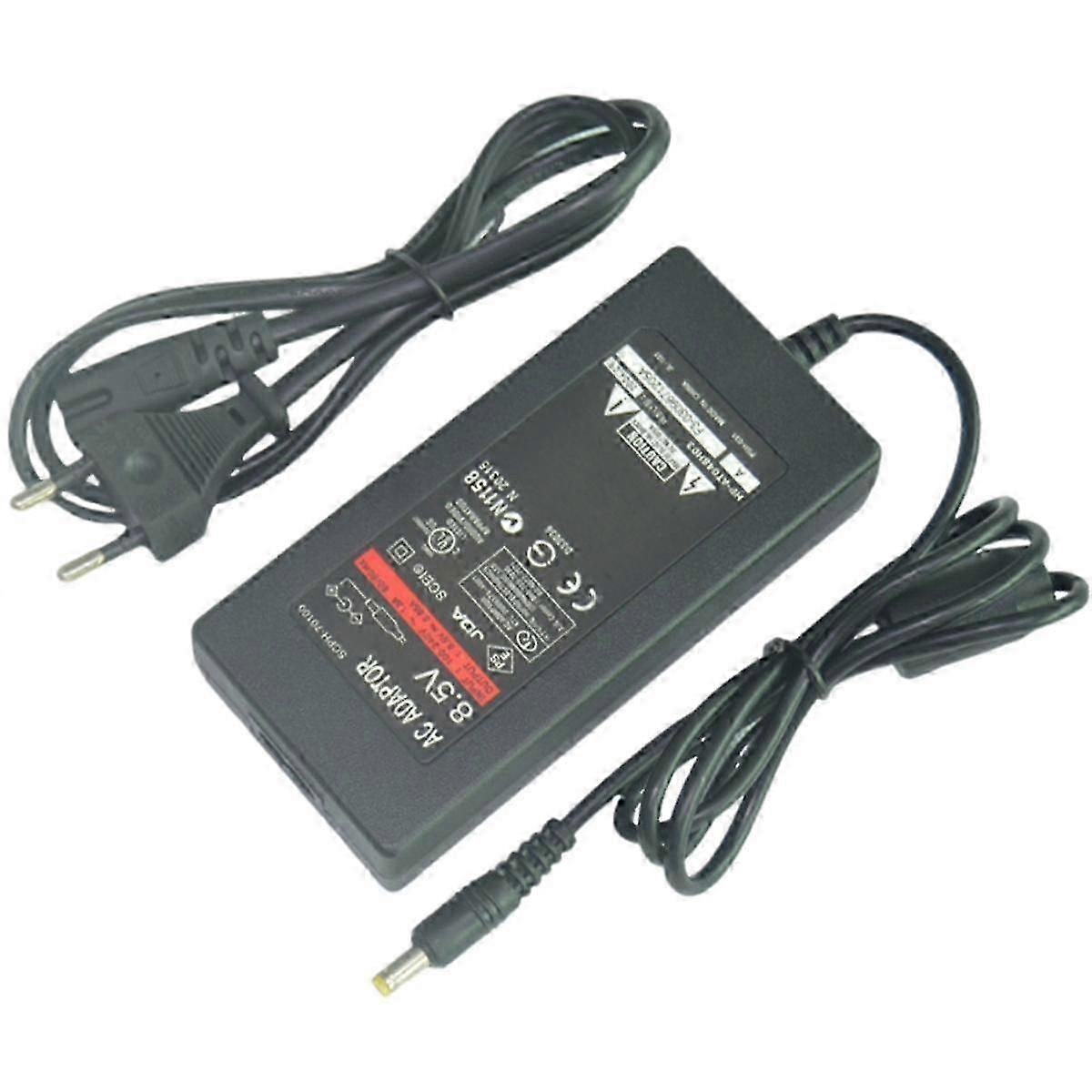 AC Power Adapter compatible 2 DC 8.5V Adaptor compatible PS2 Slim EU PLUG