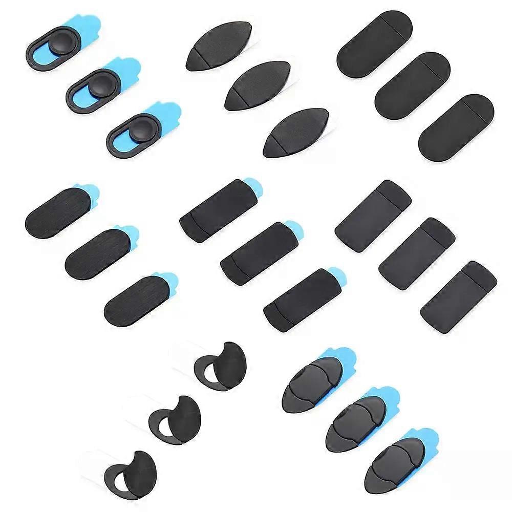 3Pcs/Pack Webcam Cover Slider Shutter Multiple Styles Universal Privacy Security Camera Sticker For Laptop Phone Tablet Computer