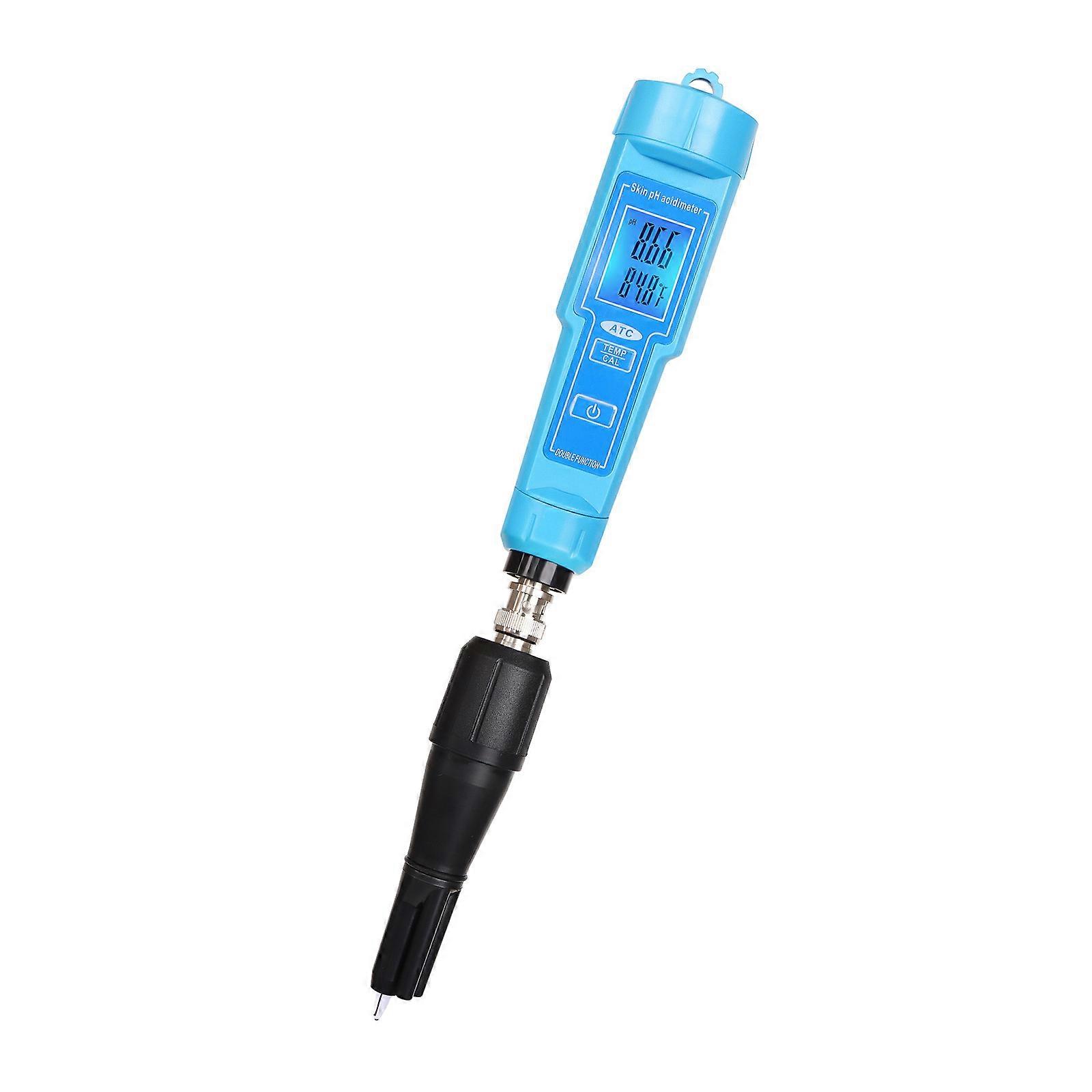 Digital Water Temperature Tester for Aquarium Meter Tester Pen with Detachable Probe 0-14 Measurement Ranges Multicolor