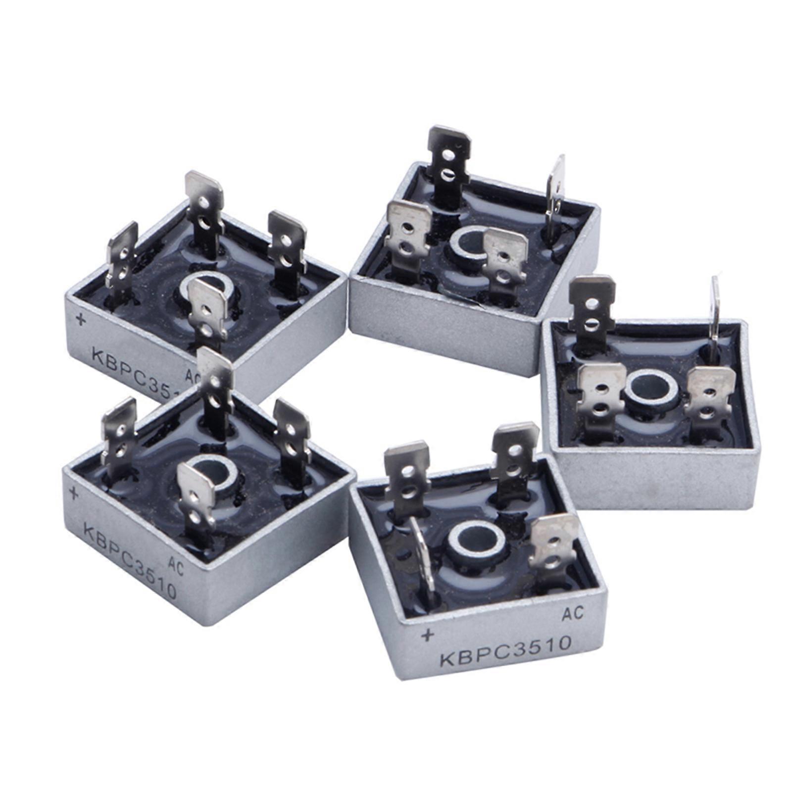 5pieces KBPC3510 Bridge Rectifiers High Efficiency Bridge Rectifiers Multicolor