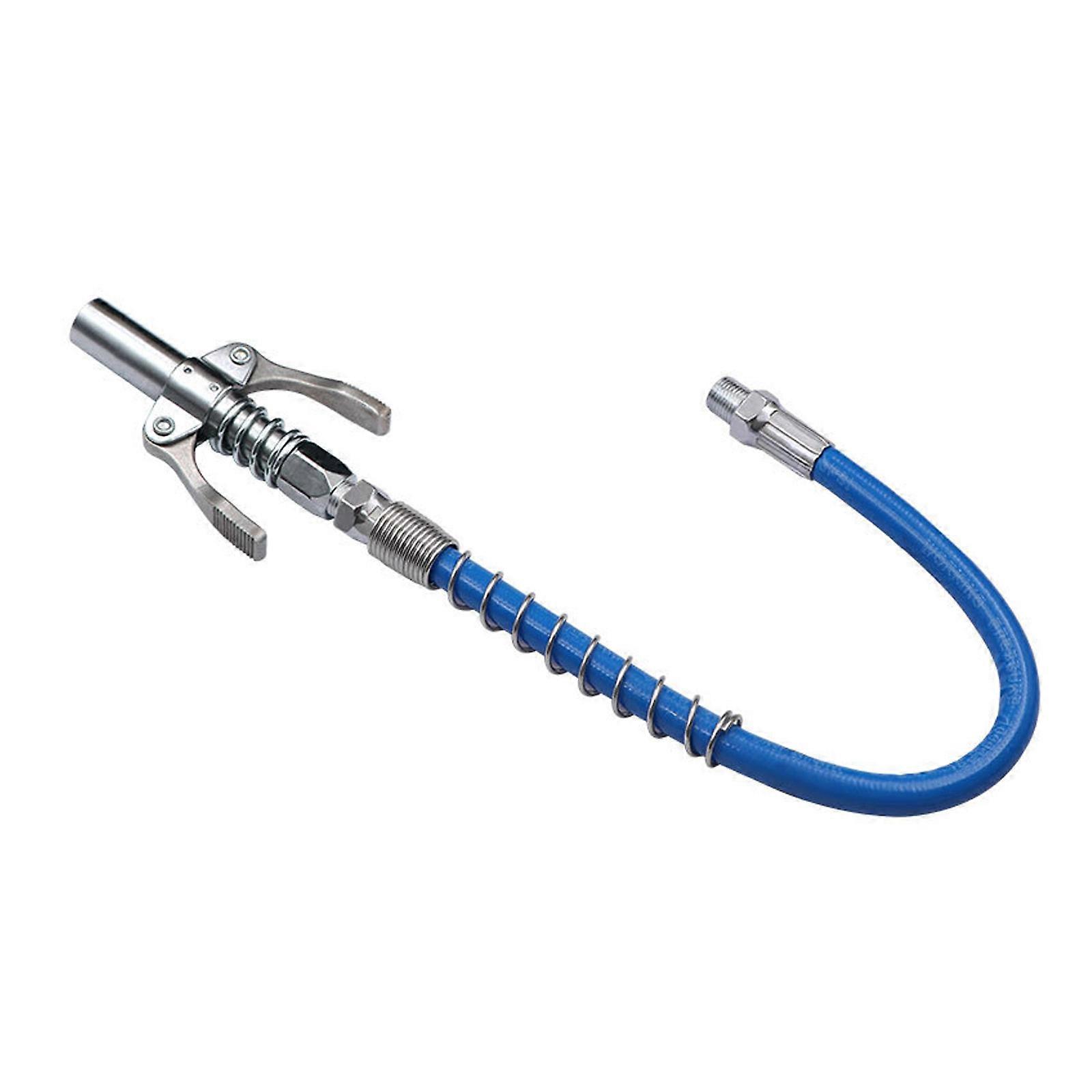 Ergonomic Grease Coupler Double Handle High Pressure Locking Pliers Grease Fitting, Grease Coupler NPT1/8 Adapter Multicolor